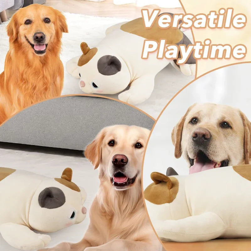Heartbeat Puppy Toy for Dog Anxiety Relief Plush Dragon Calming Sleep Aid Companion Crate Training Warm Puppy Toy