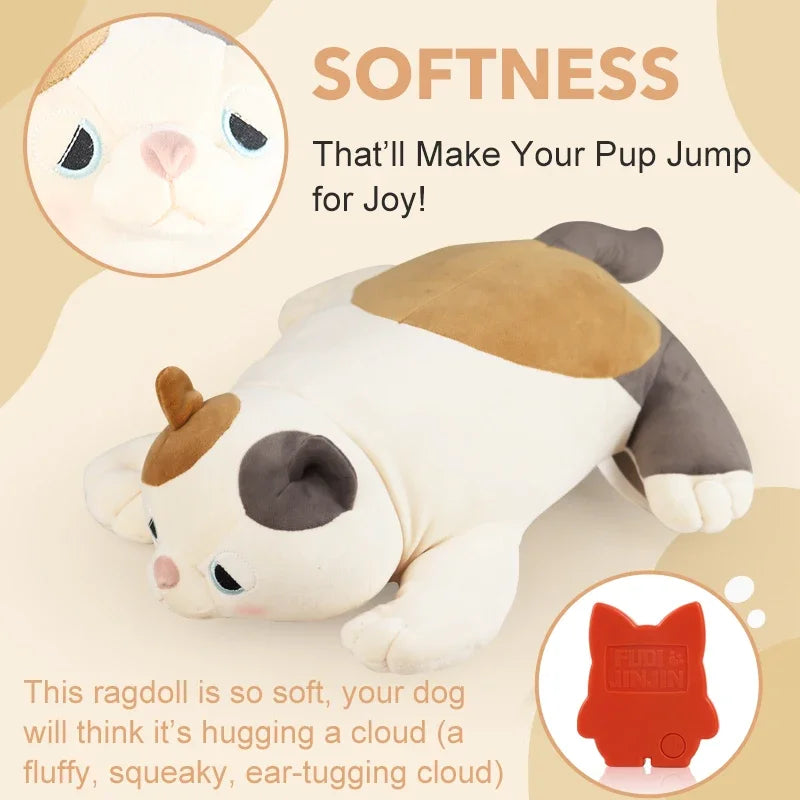 Heartbeat Puppy Toy for Dog Anxiety Relief Plush Dragon Calming Sleep Aid Companion Crate Training Warm Puppy Toy