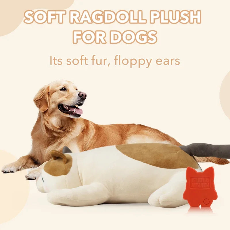 Heartbeat Puppy Toy for Dog Anxiety Relief Plush Dragon Calming Sleep Aid Companion Crate Training Warm Puppy Toy